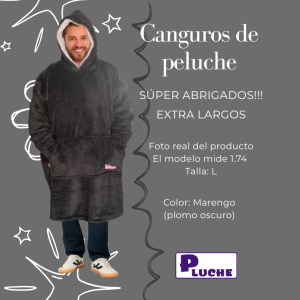 Canguro Peluche Talla L Marengo