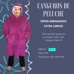 Canguro Peluche Talla M Api